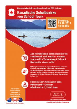 Informationsabend mit Schulen aus Kanada am FEG in Bonn